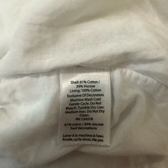 White Vineyard Vines Blouse - Picture 3 of 6